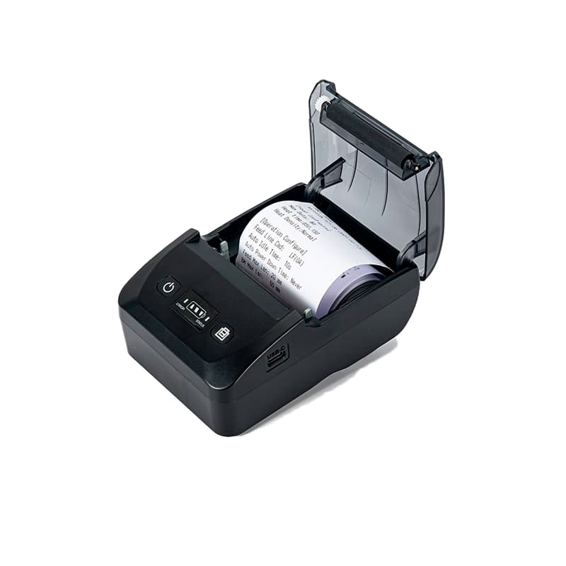 Impresora térmica portátil 57mm con interfaz Bluetooth + USB